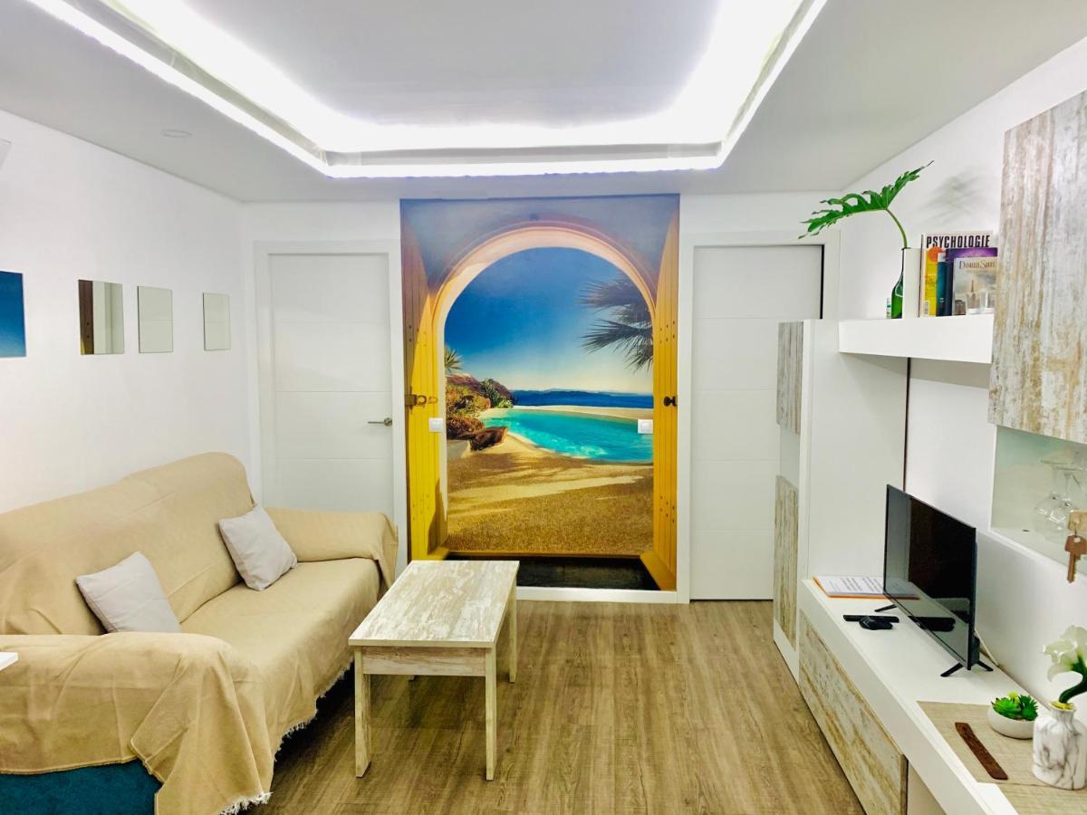 Apartamento Moderno Tipo Semisotano En Playa Las Canteras Con Wifi Las Palmas / Gran Canaria Exterior foto